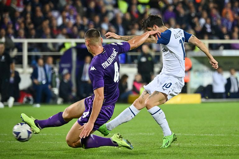 Fiorentina vs Lazio gol di Luis Alberto