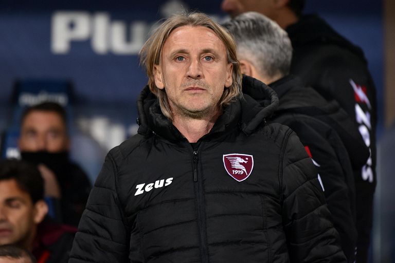 L'allenatore della Salernitana Davide Nicola