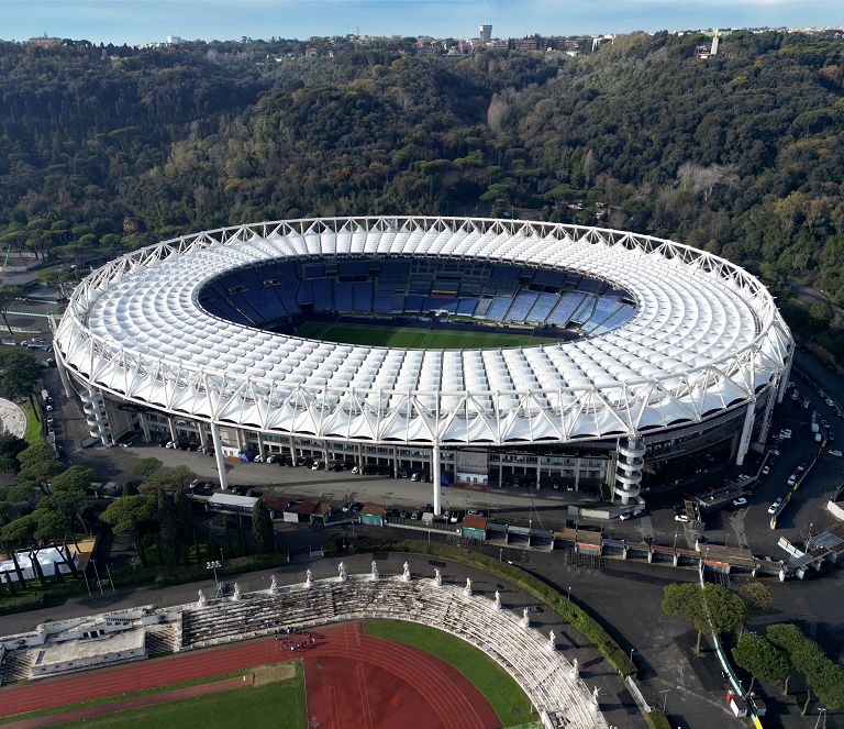 Olympic Stadium in Rome