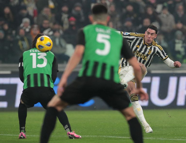 Juventus Vs Sassuolo - Vlahovic goal
