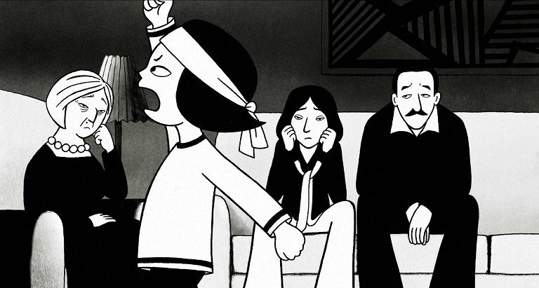 Marjane Satrapi Iranian , "Perseoplis