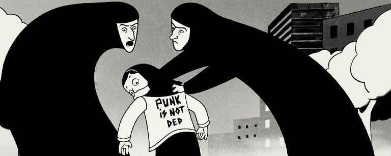 Marjane Satrapi Iranian , "Perseoplis