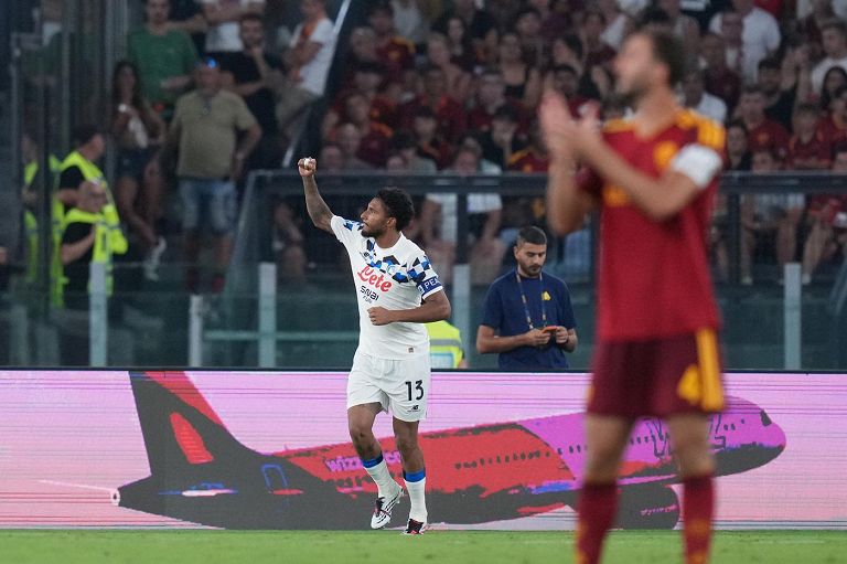 Serie A, Roma - Atalanta. Gol di Ederson 