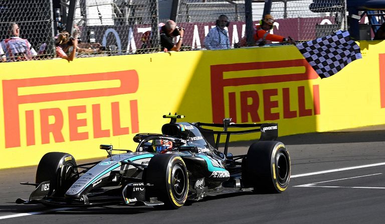 Il pilota della Mercedes Andrea Kimi Antonelli, italiano, vince il Gran Premio d'Italia di Formula Uno.